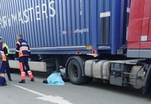 Tragedie la Sighet: Un tânăr biciclist a fost călcat de un TIR (galerie foto)