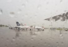 AU DECOLAT: AL DOILEA AVION CU PROBLEME/ ACTUALIZARE – Zborul de Baia Mare oprit pentru a doua oară la decolare. Furtună la București. Aeronava a reuşit să decoleze (foto)