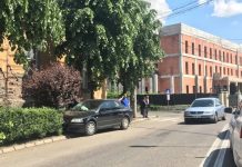 ACCIDENT ÎN BAIA MARE: Soferul unui autoturism a ajuns la Spital (foto)