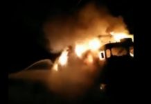 DEZASTRU PE CALEA FERATĂ: Satu Mare – Baia Mare – București a întârziat șase ore. A ars locomotiva (foto/video)