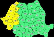 FURTUNĂ PESTE MARAMUREȘ: Se anunță grindină, vijelii și 60 l/mp! COD GALBEN