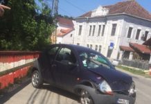 ȘOMCUTA MARE: Nu s-a asigurat la efectuarea unei depăşiri şi a provocat un accident (GALERIE FOTO)