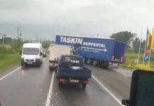 DOUĂ LA CICÂRLĂU: Două autotrenuri și trei autoturisme distruse pe DN1C. Mai multe victime (foto/video)