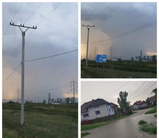 FOTO/VIDEO: Inundații la Văleni. Nori incredibili în Baia Mare. Oamenii avertizați să fugă prin RO/ALERT