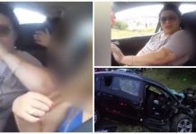 LIVE ÎNAINTE DE MOARTE: Șoferița ce și-a ucis nepoata a fost filmată la volan cu sticla de bere și fără centură (foto/video)