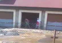 CÂND NU NE DĂ DUMNEZEU DE SUS, NE DĂ VITAL-UL!!! O conductă de apă s-a spart a patra oară în Ferneziu (foto/video exclusiv)