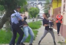 EXCLUSIV / ACTUALIZARE: Poliţişti din Sighet, acuzaţi de agresiune! Au îmbrâncit o femeie cu un bebeluş în braţe. Ce spune IPJ Maramureş (FOTO, VIDEO)