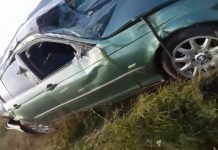 ACTUALIZARE: Două victime într-un accident grav produs la Tg. Lăpuș. BMW distrus (galerie foto/video)