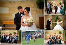 SPECIAL. Jucătorul ACS FC Recea, Romario Rus s-a căsătorit. Primarul și colegii i-au fost alături (galerie foto)