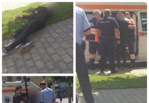 EXCLUSIV FOTO/VIDEO SOCANT: Un tânăr a căzut secerat pe iarbă în centrul Băii Mari. Se pare că el ar fi consumat droguri (foto/video)