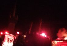 NENOROCIRE LA DĂMĂCUȘENI: O gospodărie arde ca o torță (foto/video – ACTUALIZARE)