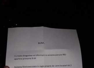 RECLAMAȚIE – Mesaje scandaloase pe parbrizele șoferilor! (FOTO)