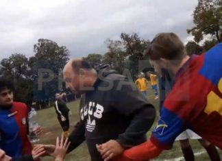 VIDEO. Polițist implicat în scandalul monstru de la Pișcolt. Cu pumni și picioare