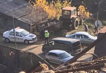 FOTO/VIDEO EXCLUSIV PERCHEZIȚII: Polițiștii au găsit pistolul cu care borșeanul trăgea pe ritmuri de muzică populară