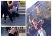 EXCLUSIV: După ce şi-a caftit colega, liceana a dansat pe manele în Parcul Mara, în aplauzele susţinătorilor (FOTO/VIDEO)
