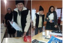 VĂLENI, MARAMUREȘ: La o sută de ani, cpt erou Ioan Godja-Ou a votat ”pentru un viitor mai bun!” (FOTO)