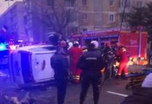 NENOROCIRE: Șoferul și trei pasageri răniți grav într-un taxi lângă Primăria Baia Mare (FOTO/VIDEO)