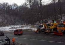 INFO METEO: Ninge la Vișeu de Sus și Borșa. Zăpada de 2 cm pe DN18, în pasul Prislop