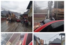 NE VINDEM SUFLETUL: Un peridoc plin cu bușteni a făcut prăpăd la Săcel (galerie foto)