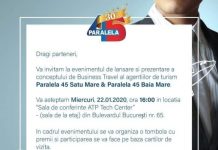 PARALELA 45: EVENIMENT ÎN BAIA MARE – Călătoriile de afaceri, soluții inteligente pentru companiile din Transilvania