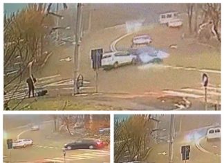 EXCLUSIV: CAMERĂ SUPRAVEGHERE – Al treilea accident în același loc în numai 5 zile în intersecția Păltinișului cu Grănicerilor din Baia Mare