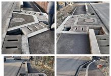 CRIMĂ CU PREMEDITARE: Lucrări de reabilitare făcute de mântuială pe DN18 la Moisei. Oamenii își rup picioare, iar șoferii pot muri la orice pas (FOTO/VIDEO)