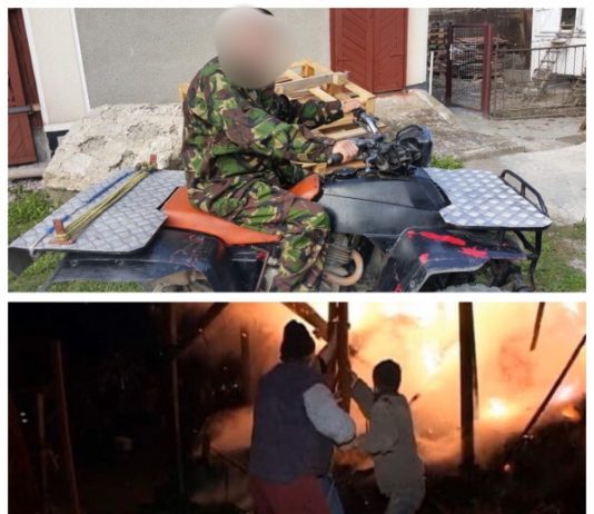 EXCLUSIV INCREDIBIL – Piromanul din Satulung arestat preventiv. El a incendiat cabana socrului vicepreședintelui CJ Maramureș