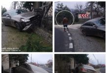 EXCLUSIV – Un șofer din Racșa și-a distrus bolidul de lux în Cernești. A fugit de la locul accidentului (galerie foto)
