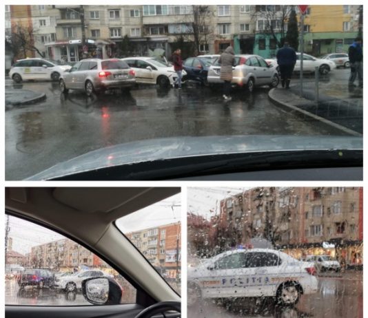DOUĂ ACCIDENTE: GALERIE FOTO – Cinci mașini distruse pe bulevardul Republicii din Baia Mare