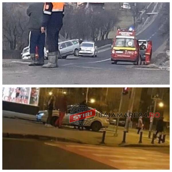 Două Accidente A Ajuns Cu Mașina Pe Trotuar In Baia Mare Impact Violent La șișești Foto Baia Mare 24