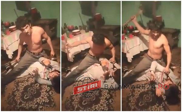 amenintat cu toporul