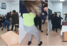 LICEUL BORŞA / ACTUALIZARE: DOUĂ ELEVE S-AU LUAT LA BĂTAIE ÎN CLASĂ, SUB OCHII PROFESOAREI. DIRECTORUL ŞCOLII VREA SĂ SANCŢIONEZE ÎNTREAGA CLASĂ