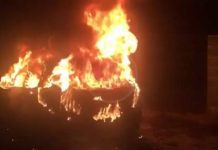 VIDEO – Mașina unui jurnalist din Satu Mare a ars ca o torță. Focul a fost pus intenționat