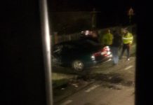 ACCIDENT DN18B: Un șofer s-a izbit cu mașina de un podeț din beton (FOTO)