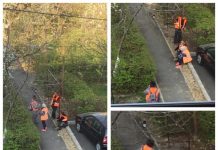 NOI CU DRAG MUNCIM, PARDON SOCIALIZĂM: Așa se face curățenia de primăvară în Baia Mare în plină pandemie de COVID-19 (GALERIE FOTO)