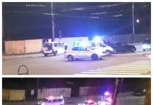 FOTO EXCLUSIV: Urmărire ca-n filme, cu străzi blocate de mașini de poliție în Baia Mare (actualizare)