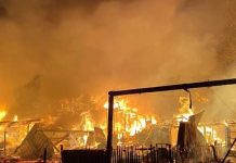 INTERVENȚII: COROIENI – 3.000 de baloți de fân au fost mistuiți de flăcări