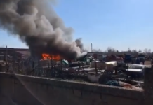 ACTUALIZARE / GALERIE FOTO / VIDEO: Incendiu violent pe strada Electrolizei din Baia Mare