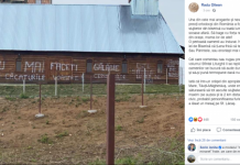 FOTO – Mesaj dur pentru preoții unui lăcaș de cult din Tăuții Măgherăuș