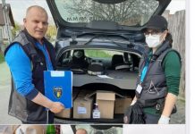 ÎN SPRIJIN, PRIN DECUS MARAMUREȘ: Polițiștii maramureșeni sprijiniți cu materiale de protecție sanitară de două asociații