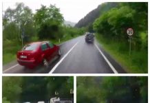 ACCIDENT DN 18 LA VIȘEU DE JOS: A ajuns cu mașina în decor, după o depășire neregulamentară. A rămas fără permis pentru 60 de zile (foto/video live – actualizare)