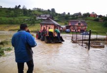 Galerie foto/video: PRĂPĂD în cătunul LARGA din Suciu de Sus. A fost cod roșu de ploi