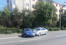 FOTO – Mașină incendiată la Sighet. Accident în Baia Mare