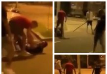 EXCLUSIV VIDEO: POLIȚIA REACȚIONEAZĂ: Doi băimăreni implicaţi intr-un scandal, reţinuţi pentru 24 de ore. Cine? Victima și unul dintre agresori?