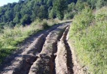 FOTO EXCLUSIV – CA-N EVUL MEDIU LA CRASNA VIȘEULUI: 40 de familii merg prin tranșee pentru a ajunge la gospodării