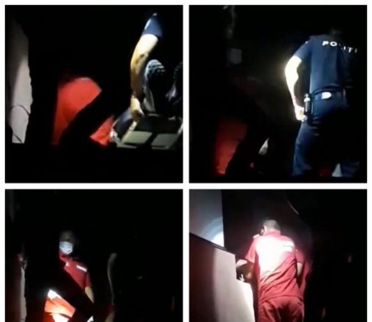 EXCLUSIV VIDEO: DE LA ETAJUL IV – Un bărbat din Satulung ar fi căzut în gol de la balconul apartamentului. Avea ordin de restricție