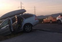 Galerie foto: Accident cu trei victime pe strada Europa din Baia Mare. Printre victime și un copilaș