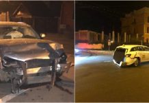 ACTUALIZARE/ URMĂRIRE ÎN MIEZ DE NOAPTE ÎN BAIA MARE – Cu polițiștii pe urme, a făcut praf un taximetru, apoi a fugit pe jos până la intrarea în parc