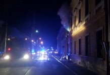 FOTO/VIDEO: Apartament în flăcări în centrul municipiului Sighetu Marmației