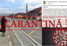 ACTUALIZARE/ ANUNȚ OFICIAL – Carantină zonală în Tăuții Măgherăuș și Săcălășeni. NU ai voie să ieși din casă fără declarație!!! Se așteaptă aprobarea și pentru Baia Mare
